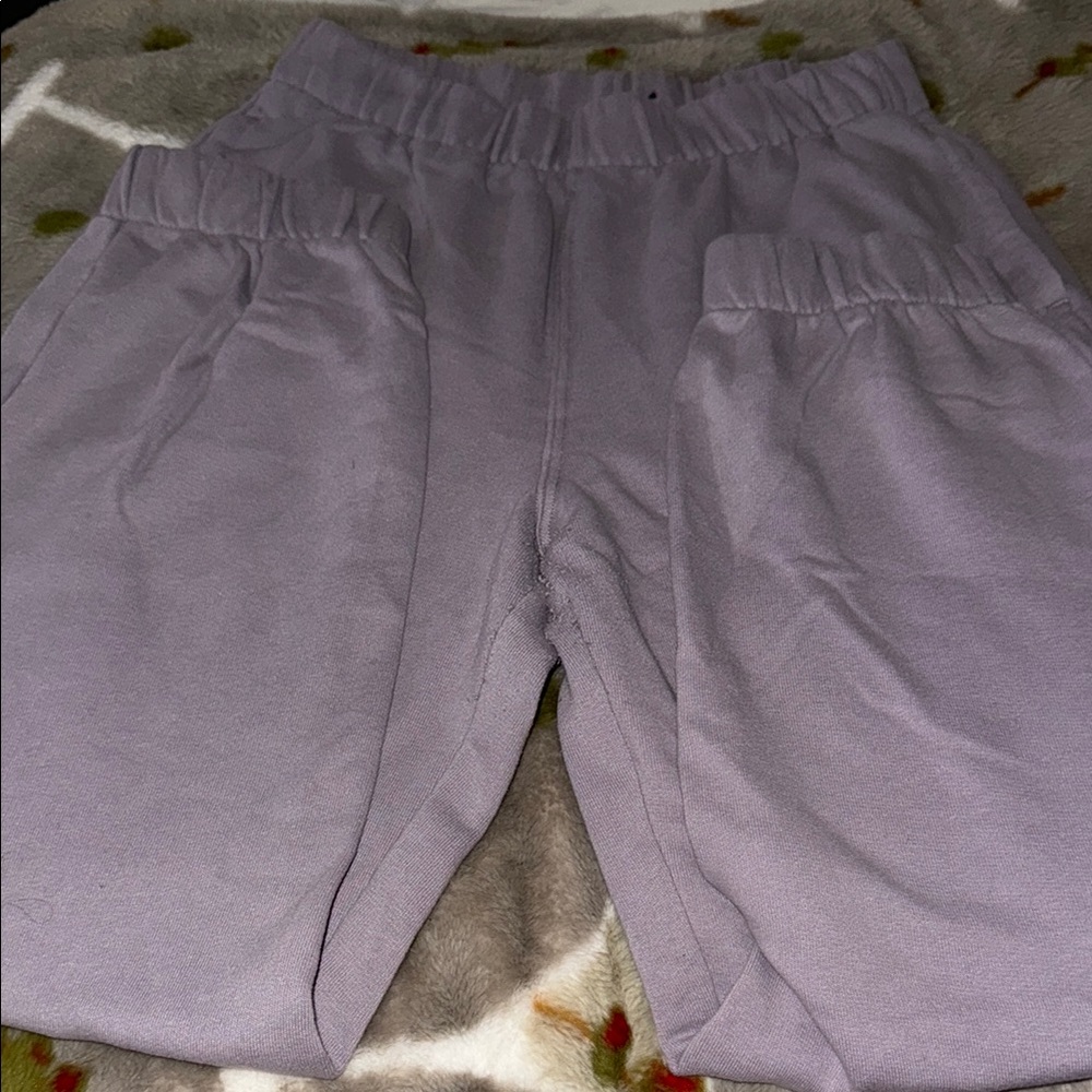 Hollister Purple Track Pants for Everyday Comfort